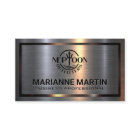 Metal Aluminium Brushed | Metallic Border