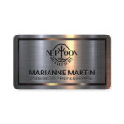 Metal Aluminium Brushed | Metallic Border 