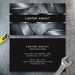 Metal and Concrete Industrial  Business Card