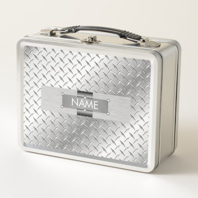 Metal and Steel Lunch Box (Front)