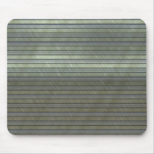 metal art stripes mouse mat
