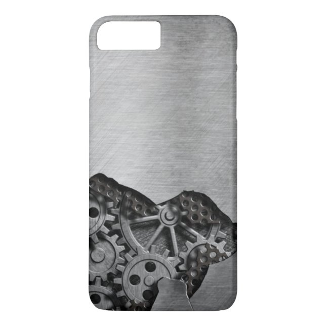 Metal background with mechanical damage Case-Mate iPhone case (Back)