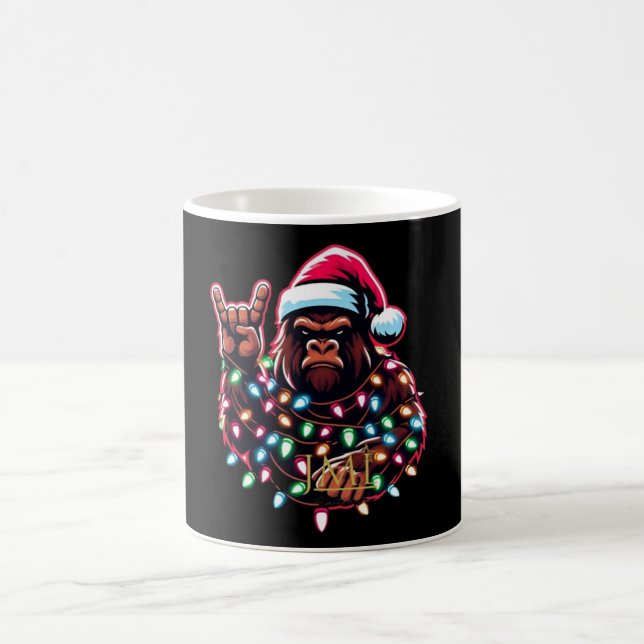 METAL BIGFOOT CHRISTMAS PARTY COFFEE MUG (Center)