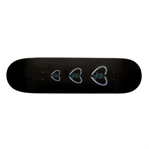 Metal Broken Hearts Skateboard