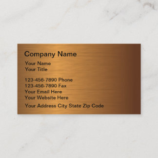Metal Business Cards Template
