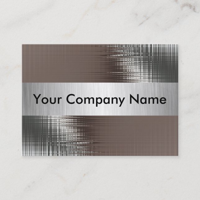 Metal Business Cards With Class (Front)