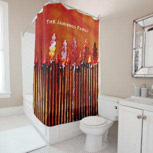 Metal Candles Personalised Colourful Shower Shower Curtain