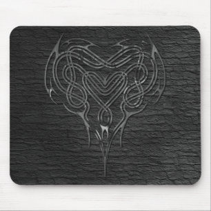 Metal Celtic Heart Knot with wall Mouse Mat