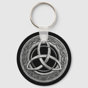 Metal Celtic Trinity Knot Key Ring