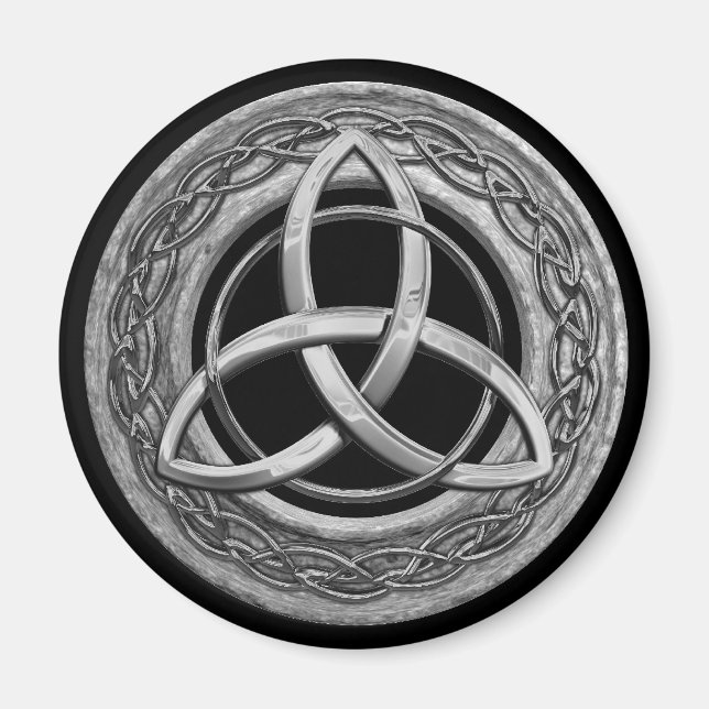 Metal Celtic Trinity Knot Magnet (Front)