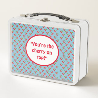 Metal Cherry Lunchbox