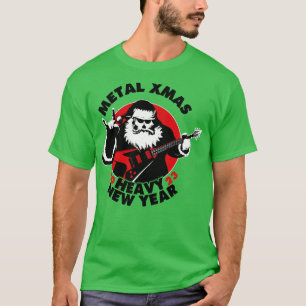 Metal Christmas Heavy New Year 2023 Heavy Metal Sa T-Shirt