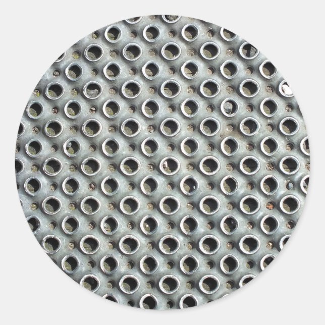 METAL CLASSIC ROUND STICKER (Front)