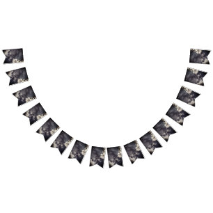 Metal clouds bunting