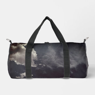 Metal clouds duffle bag