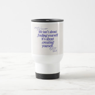 Metal cup. travel mug