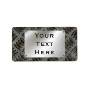 Metal Custom Nameplate Labels