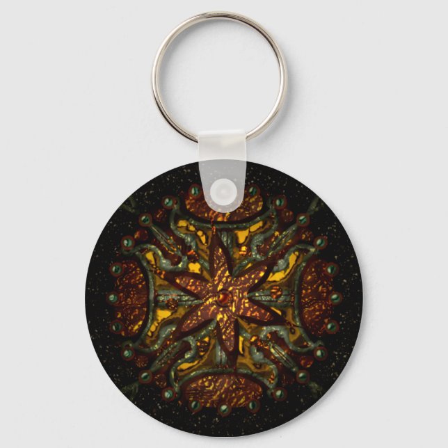 Metal Design Key Ring (Front)