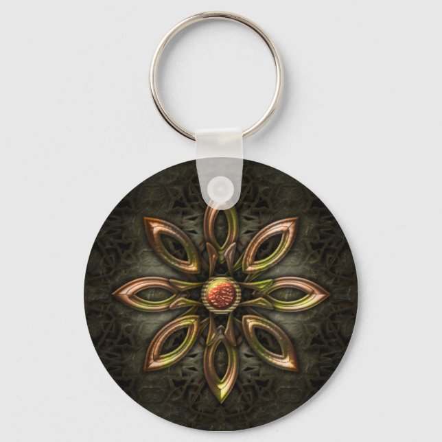 Metal Design Key Ring (Front)