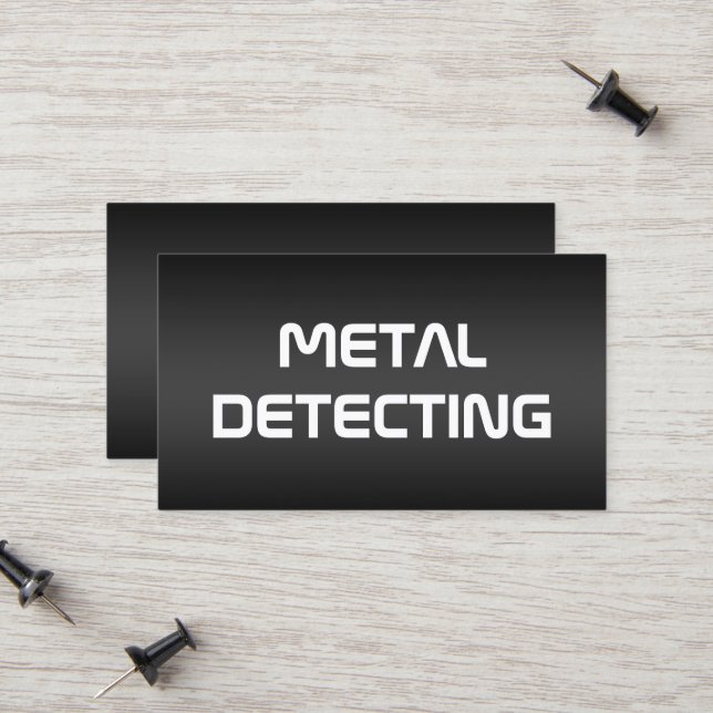 Metal Detecting Calling Card (Front/Back In Situ)