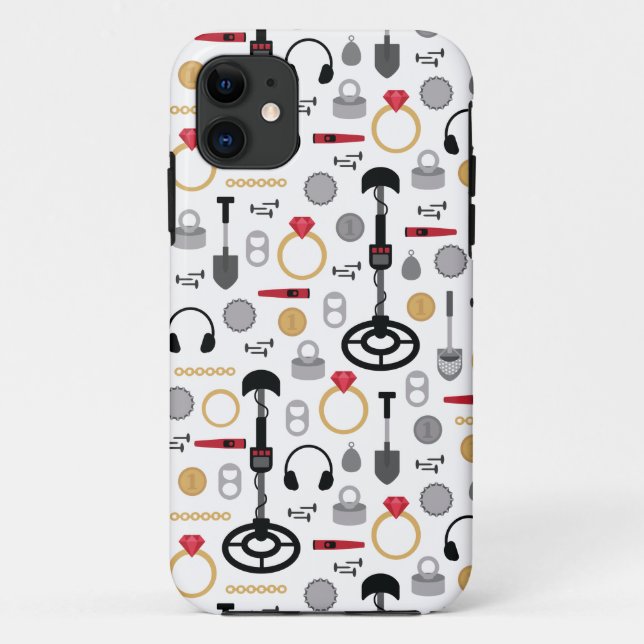 Metal Detecting Case-Mate iPhone Case (Back)
