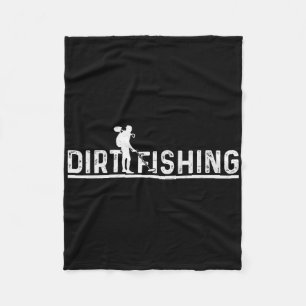 Metal Detecting Detector Detection Fishing 1 Fleece Blanket