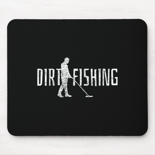 Metal Detecting Detector Detection Fishing  Mouse Mat (Front)