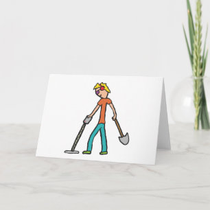 Metal Detecting Detectorist Card