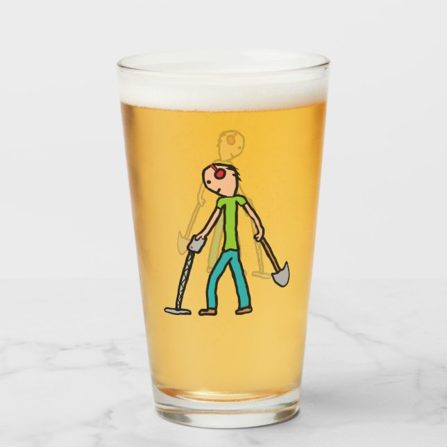 Metal Detecting Detectorist Glass (Front Filled)