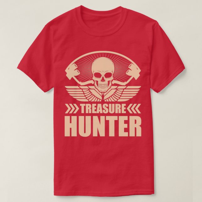 Metal Detecting Detectorist Metal Detector Treasur T-Shirt (Design Front)