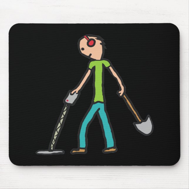 Metal Detecting Detectorist Mouse Mat (Front)