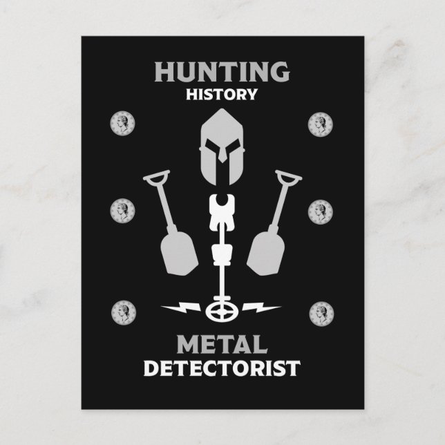 Metal Detecting Detectorists  Postcard (Front)