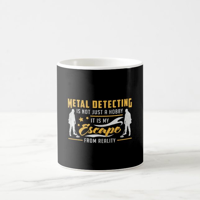 Metal Detecting Gold Detectorist Gift Idea Coffee Mug (Center)