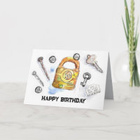 Metal Detecting Happy Birthday Relics Lock Key