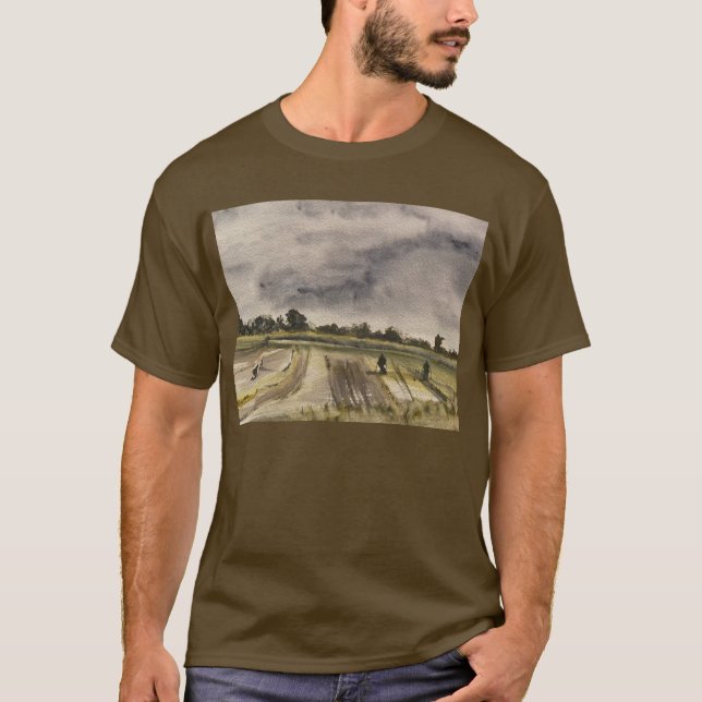 Metal Detecting In The Fields 2 T-Shirt (Front)