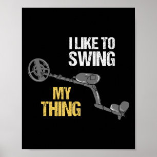 Metal Detecting Metal Detector Dirt Fishing  Poster
