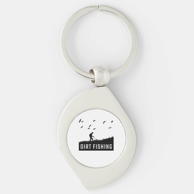 Metal Detecting Metal Detector  Key Ring (Front)