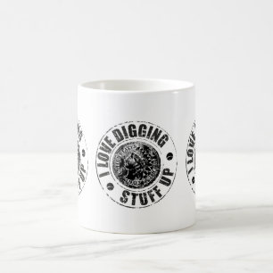 Metal detecting mug, an ideal gift coffee mug