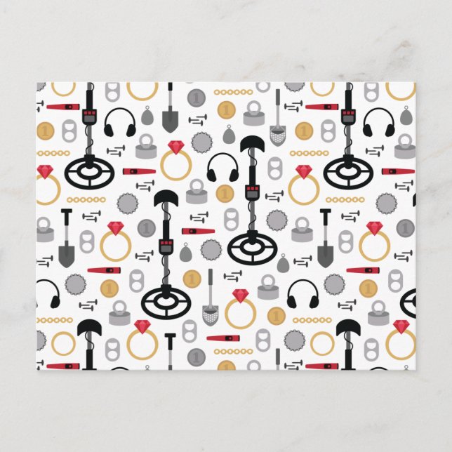 Metal Detecting Postcard (Front)