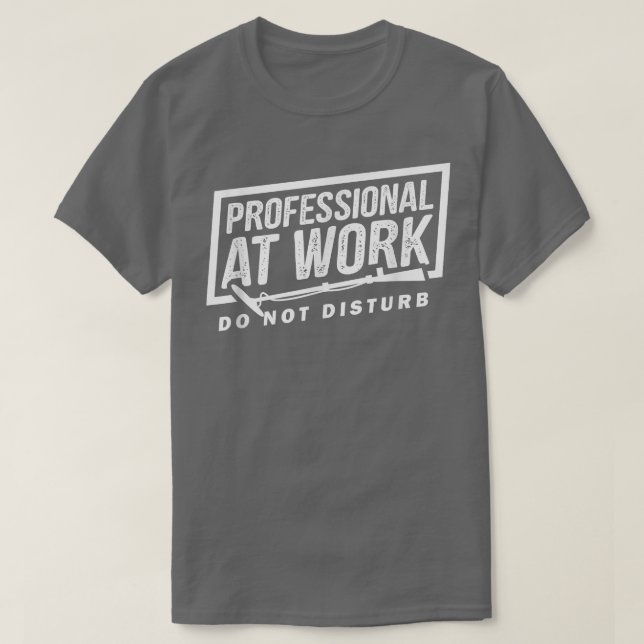 Metal Detecting   Professional at Work  T-Shirt (Design Front)