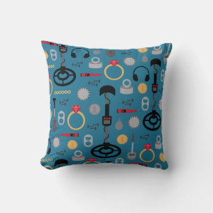 Metal Detecting Throw Pillow