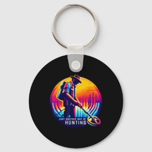 Metal Detecting Treasure Hunting Dirt Fishing Hob  Key Ring
