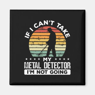 Metal Detecting Vintage Treasure Hunter Metal Dete Magnet