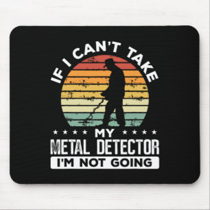 Metal Detecting Vintage Treasure Hunter Metal Dete Mouse Mat
