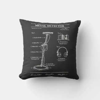 metal detector patent blueprint cushion