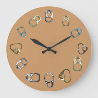 Metal Detector Pull Tabs Treasure Hunter Dirt Fish Large Clock