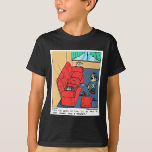 Metal Detector The Couch Funny Prospecting Novelty T-Shirt