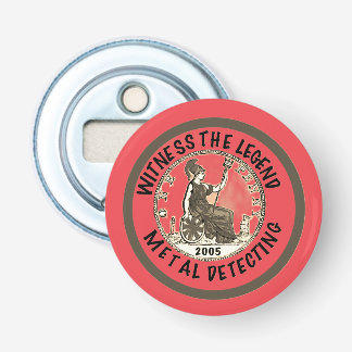 Metal Detectorist 21st Birthday Bottle Opener