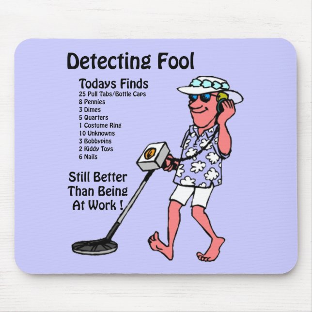 Metal Detectors Mouse Mat (Front)