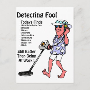 Metal Detectors Postcard
